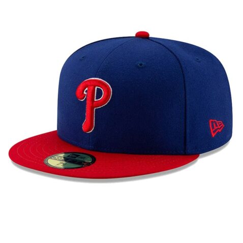 59Fifty Philadelphia Phillies Azul / Rojo Logo Rojo