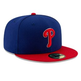 59Fifty Philadelphia Phillies Azul / Rojo Logo Rojo