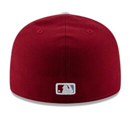 59Fifty Philadelphia Phillies Guinda Logo Blanco