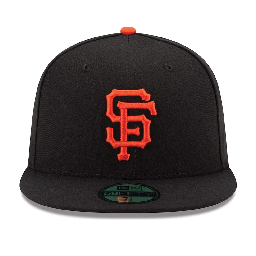 59Fifty San Francisco Giants Negra Logo Naranja