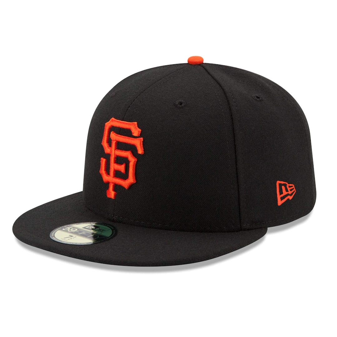 59Fifty San Francisco Giants Negra Logo Naranja