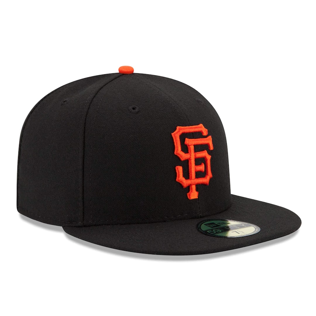 59Fifty San Francisco Giants Negra Logo Naranja