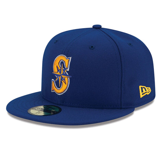59Fifty Seattle Mariners Azul Rey Total Logo Amarillo