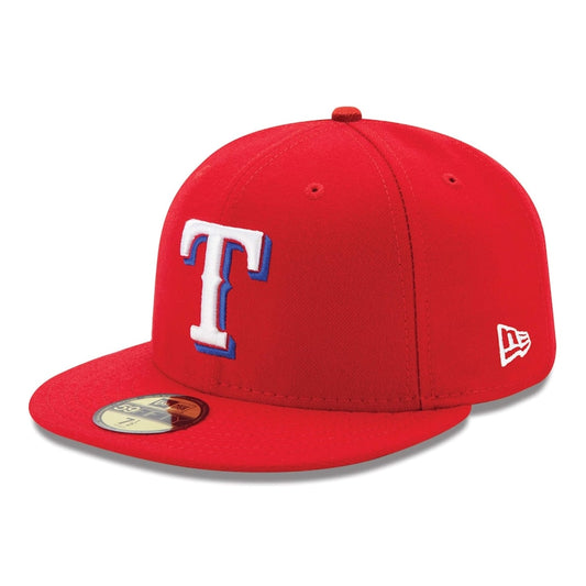 59Fifty Texas Rangers Roja Total Logo Blanco