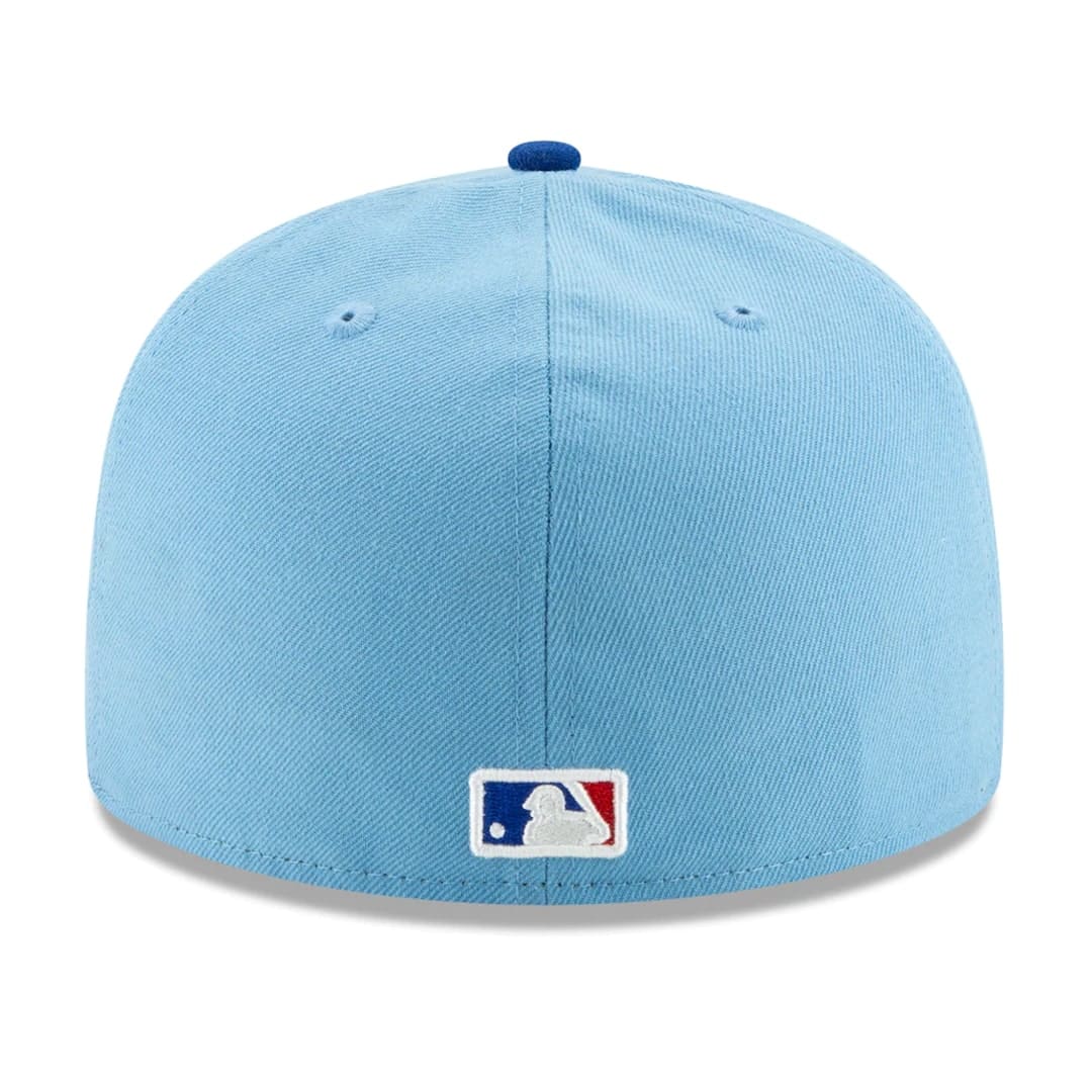 59Fifty Texas Rangers Azul Cielo/ Azul Rey Logo Blanco