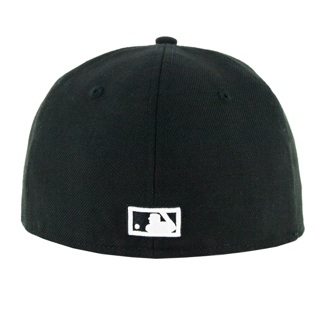 59Fifty Toronto Blue Jays Negra Total Logo Blanco