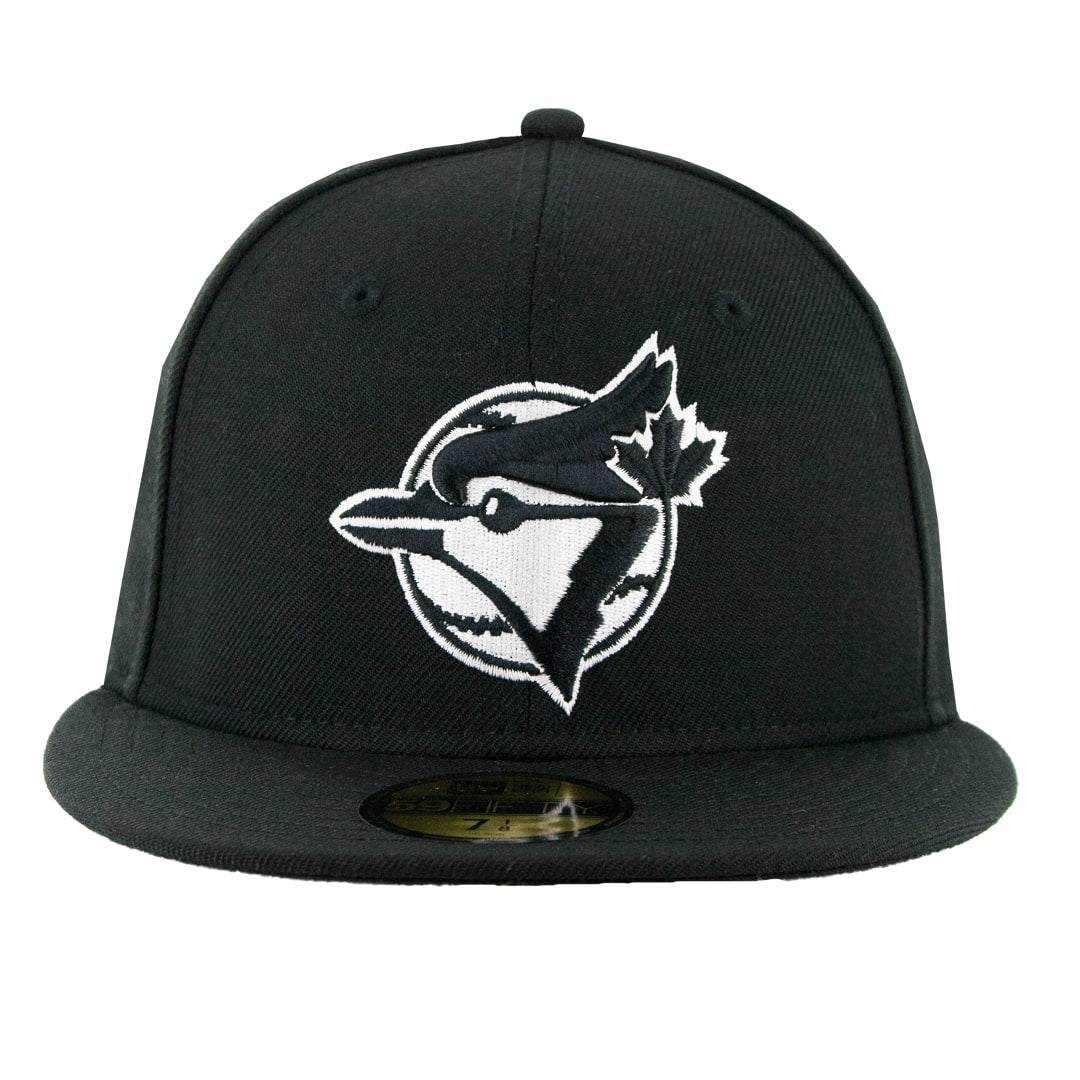 59Fifty Toronto Blue Jays Negra Total Logo Blanco