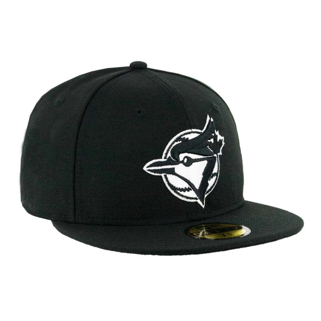 59Fifty Toronto Blue Jays Negra Total Logo Blanco