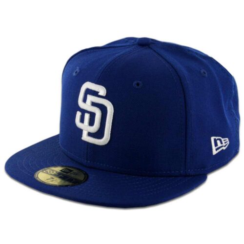 59Fifty San Diego Padres Azul Rey Logo Blanco