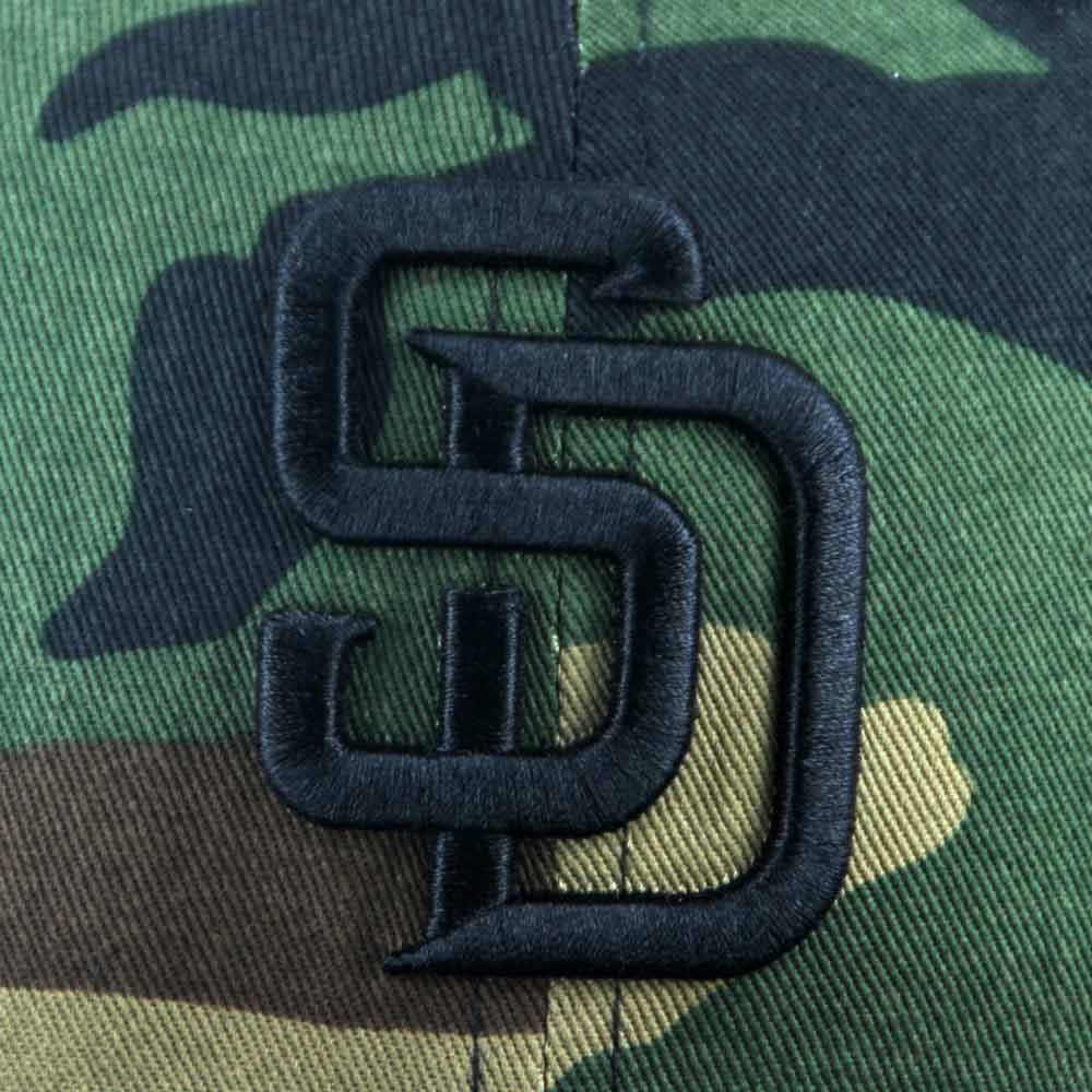 59Fifty San Diego Padres Camo Total Logo Negro