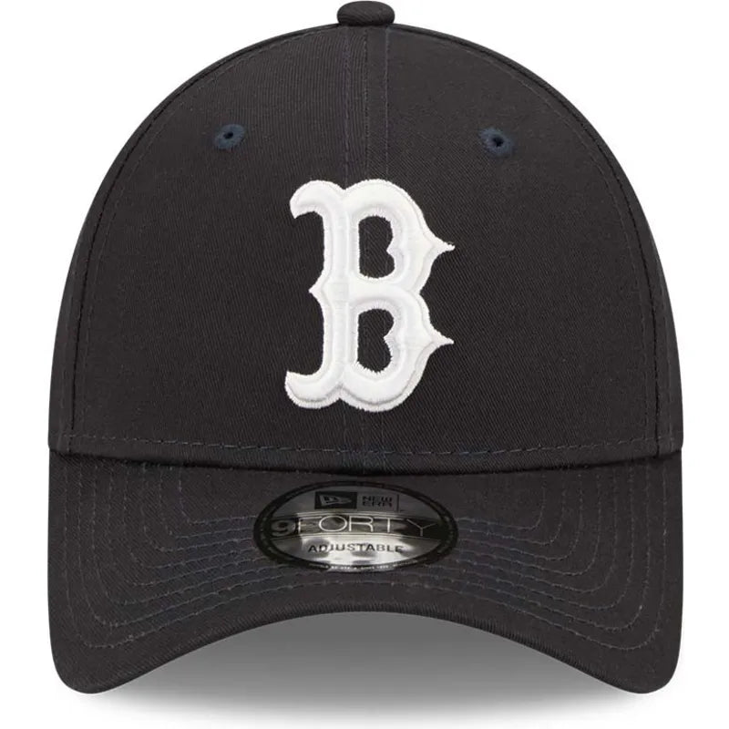 9Forty Boston Red Sox Azul Marino Logo Blanco