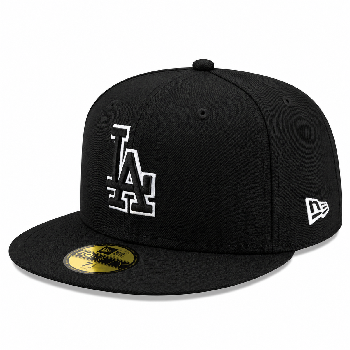 59Fifty LA Dodgers Negro Logo Black/White