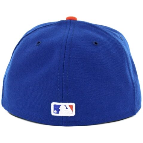 59Fifty New York Mets Azul Rey Logo Naranja con Blanco