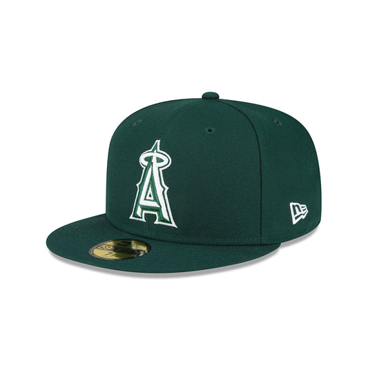 59Fifty Anaheim Angels Verde Pino Logo Blanco