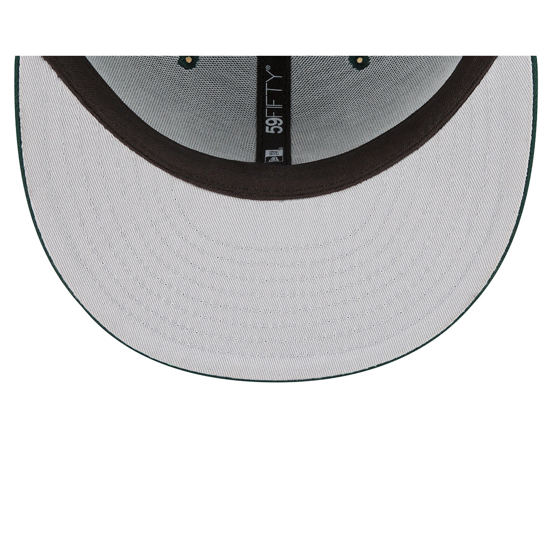 59Fifty Anaheim Angels Verde Pino Logo Blanco