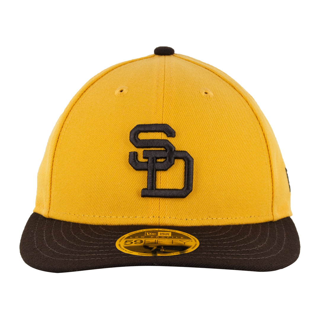 59Fifty Low Profile San Diego Padres Mostaza/Cafe Logo Cafe
