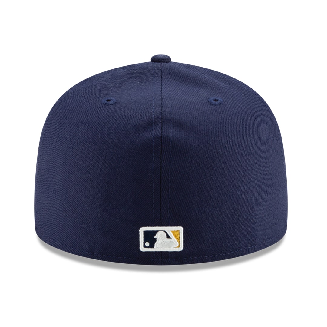 59Fifty Milwaukee Brewers Azul Marino Logo Amarillo
