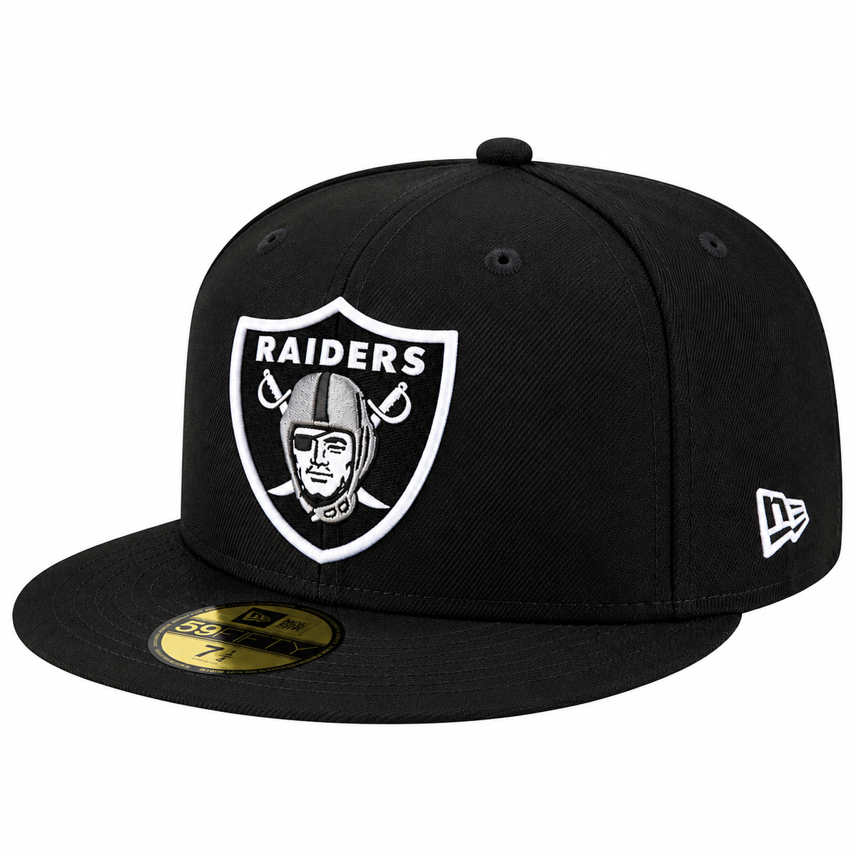 59Fifty Raiders Negro/Blanco
