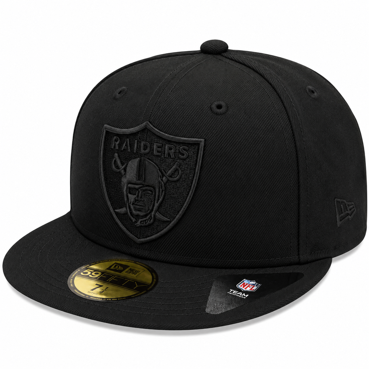 59Fifty Raiders Total Black