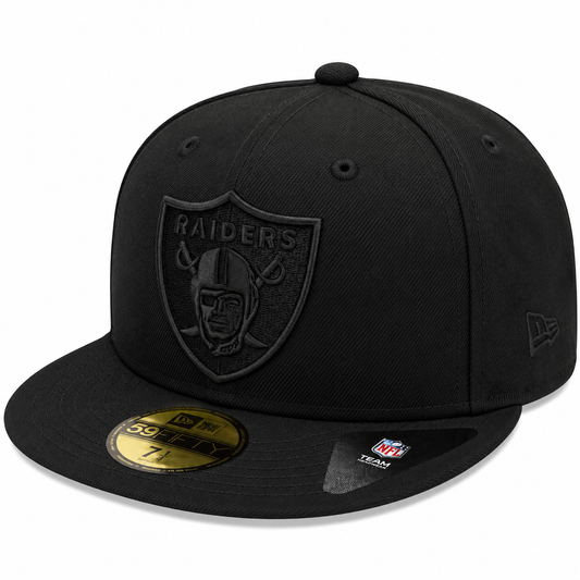 59Fifty Raiders Total Black